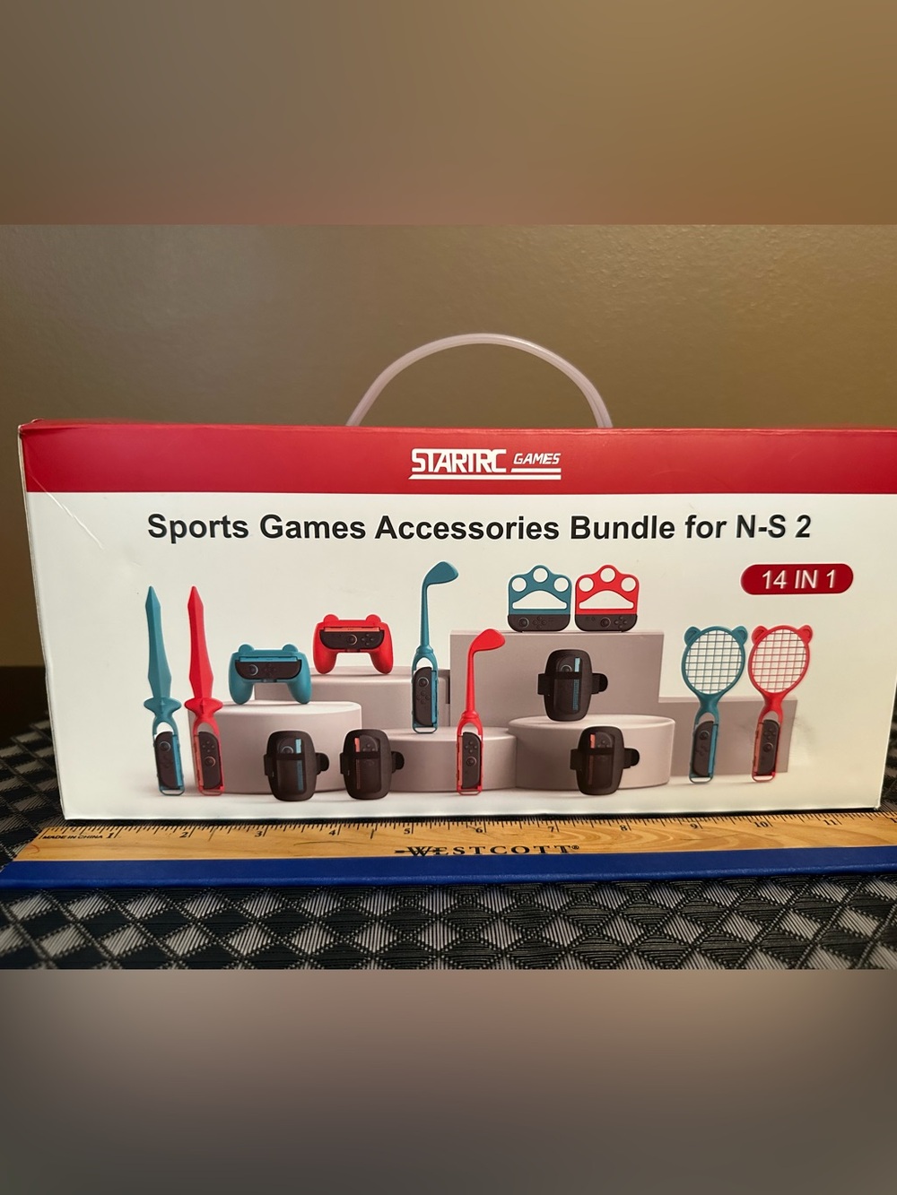 STARTRC 14 in 1 Accessories Bundle for NS-2 - Red & Teal